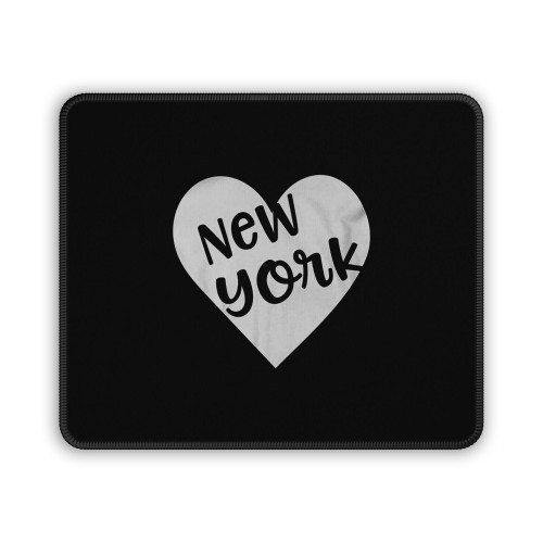 Love New York Heart State Home Travel Destination Mouse Pad