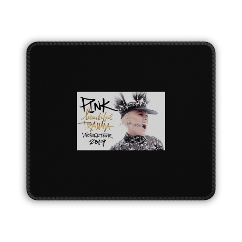 Pink Beautiful Trauma World Tour 2019 Mouse Pad