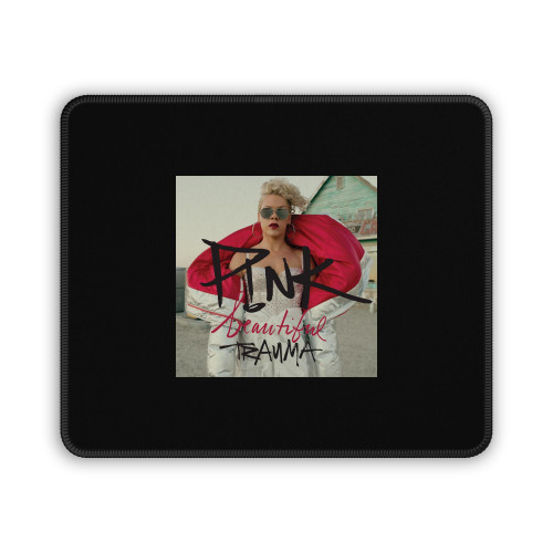 Pink Beautiful Trauma Mouse Pad