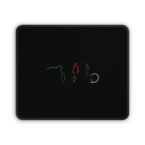 Pokemon Starters Squirtle Charmander Bulbasaur Mouse Pad