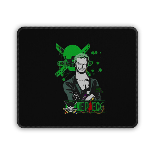 Roro Noa Zoro Green Anime One Piece Mouse Pad