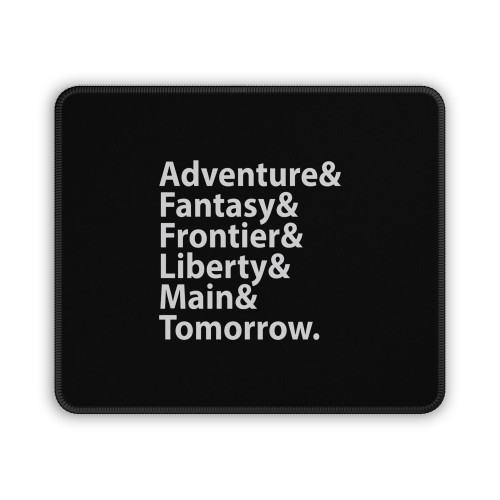 Magic Kingdom Lands Adventure Fantasy Frontier Liberty Main And Tomorrow Mouse Pad