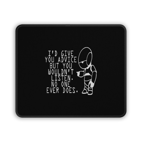 Marvin Advice The Hitchhikers Guide To The Galaxy Mouse Pad