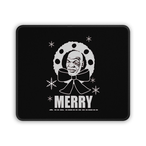 Merry Chrithmith Mike Tyson Mouse Pad