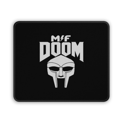 Mf Doom White Text Mouse Pad