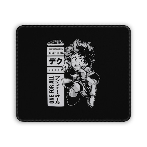 Mha My Hero Academia Izuku Midoriya One For All Quirk Mouse Pad