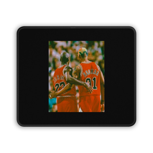 Michael Jordan Dennis Rodman Mouse Pad