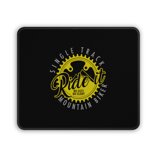 Mountain Bike Mtb Single Track Mouse Pad
