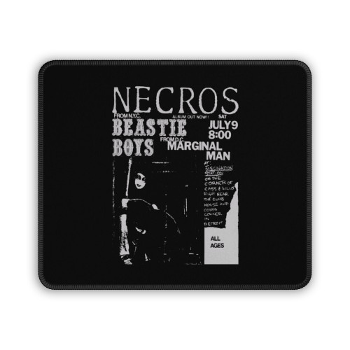 Necros Beastie Boys Mouse Pad Necros Beastie Boys Mouse Pad