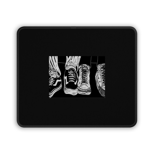 Nick And Charlie Heartstopper Shoes Mouse Pad