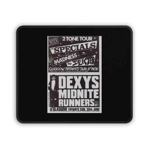 2 Tone Tour Glasgow 79 Poster Mouse Pad