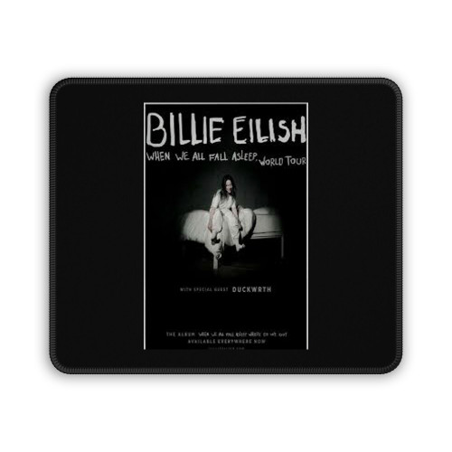 New Billie Eilish Rock Concert Mouse Pad