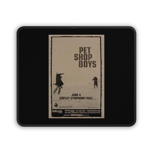 Pet Shop Boys 2002 San Diego Concert Tour Mouse Pad