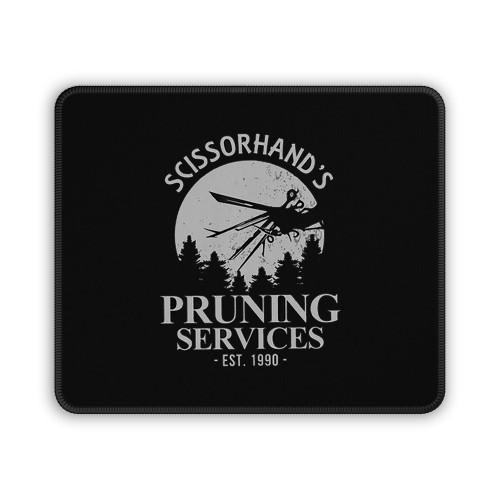 Scissorhands Pruning Services Mouse Pad Scissorhands Pruning Services Mouse Pad