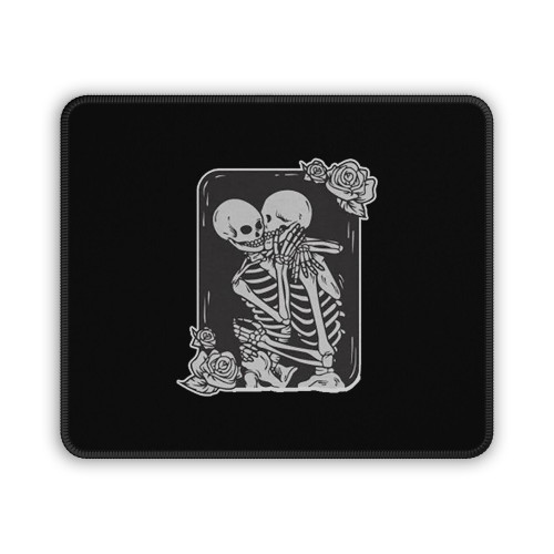Skeleton Love Mouse Pad