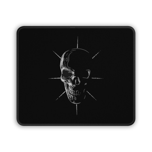 Skeleton Skull Goth Art Mouse Pad