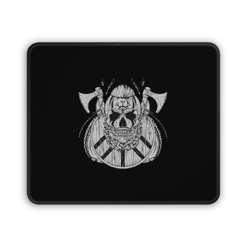 Skeleton Viking Skull Mouse Pad Skeleton Viking Skull Mouse Pad