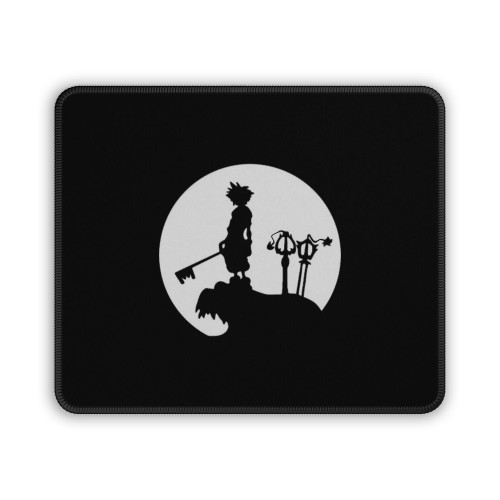Sora Inspired Full Moon Silhouette Mouse Pad