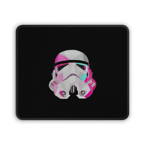 Stormtrooper Geometricprism Helmet Mouse Pad