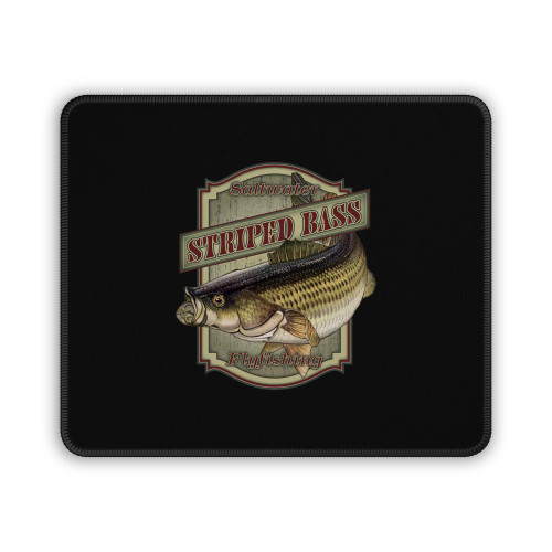 Striped Bass Fishing Mouse Pad