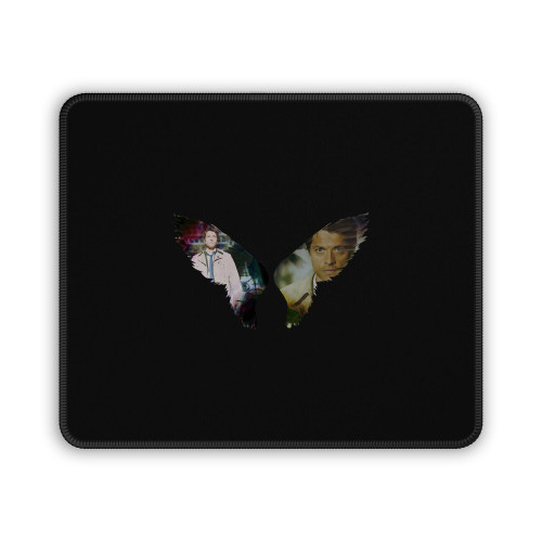 Supernatural Dean And Sam Winchester Wings Mouse Pad Supernatural Dean And Sam Winchester Wings Mouse Pad