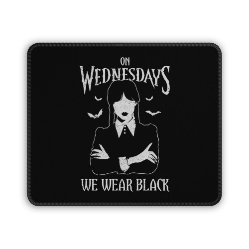 Addams On Wednesdays We Wear Mouse Pad