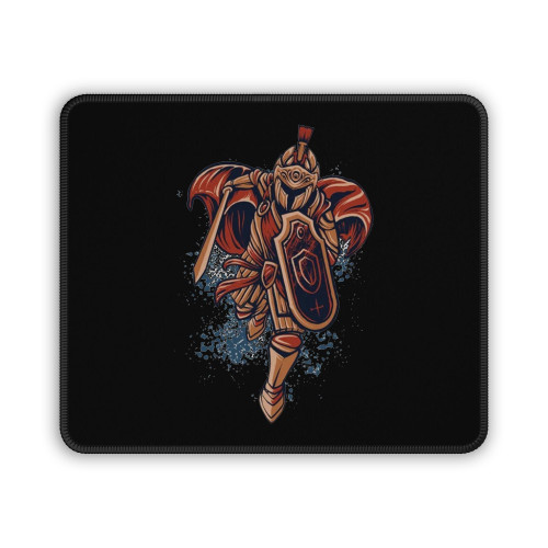 Armored Knight Warrior Sword Mouse Pad
