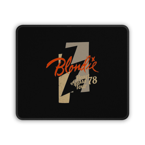 Blondie 1970S Rock Tour Heart Mouse Pad