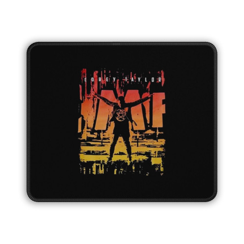 Corey Taylor Pentagram Portrait Mouse Pad