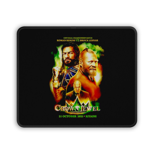 Crown Jewel 2021 Event Universal Championship Match Roman Reigns Vs Brock Lesnar Mouse Pad