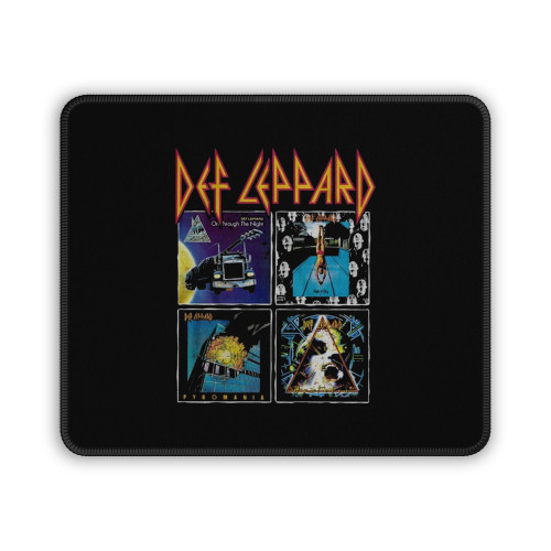 Def Leppard 80's Albums Mouse Pad