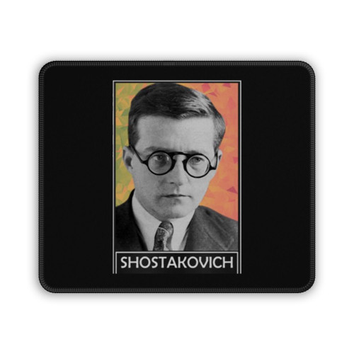 Dmitri Shostakovich Colored Vintage Mouse Pad