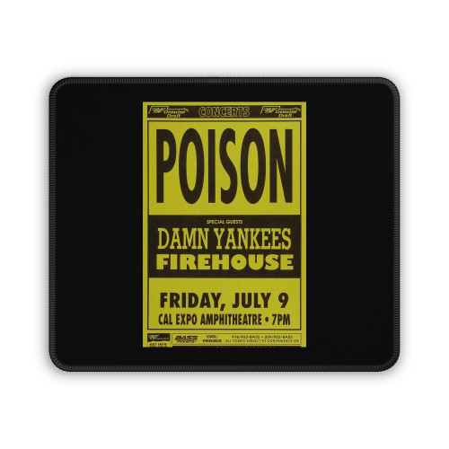 Poison Vintage Concert Mouse Pad