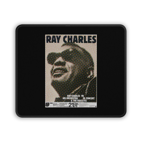 Ray Charles Love And Peace Frankfurt 1978 Mouse Pad