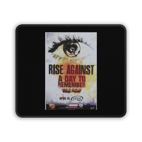 Rise Against A Day To Remember 2012 San Diego Concert Tour Mouse Pad