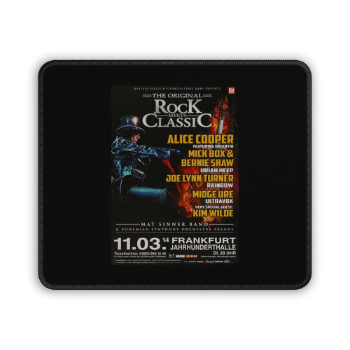 Rock Meets Classic Alice Cooper Frankfurt 2014 Mouse Pad