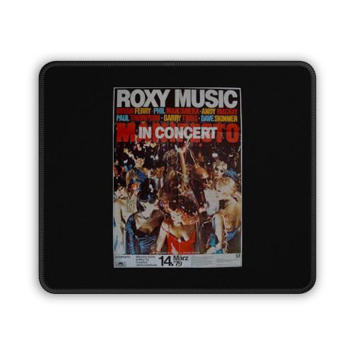 Roxy Music Frankfurt 1979 Vintage German A1 Concert Mouse Pad