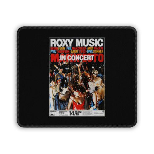 Roxy Music Manifesto Frankfurt 1979 Mouse Pad