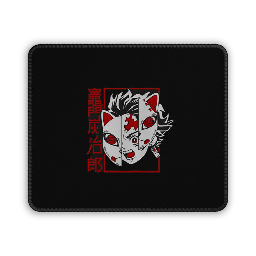 Tanjiro Mask Demon Slayer Kimetsu No Yaiba Mouse Pad