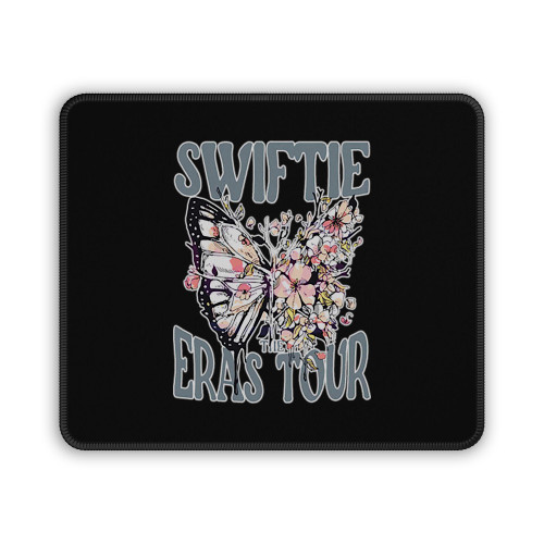 Taylor Swift Retro Floral Butterfly The Eras Tour Mouse Pad