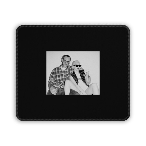 Terry Richardson And Lady Gaga Photo Mouse Pad Terry Richardson And Lady Gaga Photo Mouse Pad