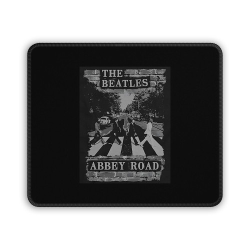 The Beatles Brick Wall Abbey Road Mouse Pad