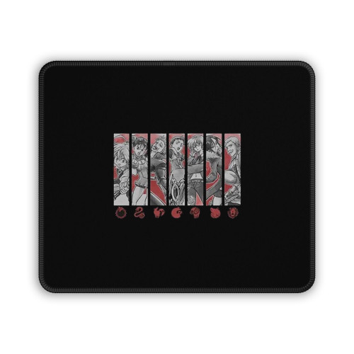 The Seven Deadly Sins Logo Art Mouse Pad The Seven Deadly Sins Logo Art Mouse Pad