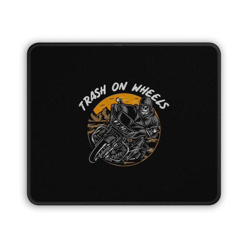 Trash On Wheels Mouse Pad