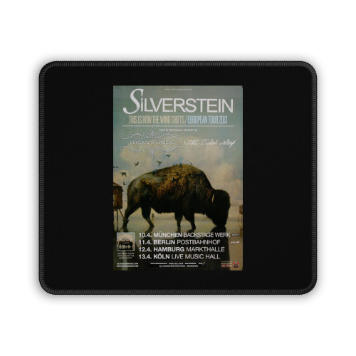 Silverstein European Tour 2013 Mouse Pad