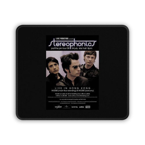 Stereophonics The Pin Tour Live In Hong Kong Concert Mouse Pad
