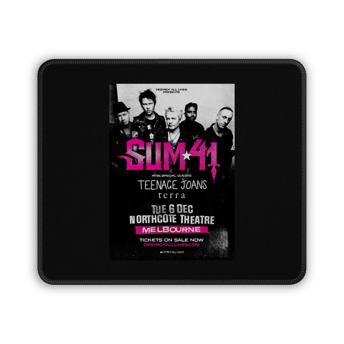 Sum 41 Announce Intimate Melbourne Club Show With Special Guests Teenage Joans Mouse Pad