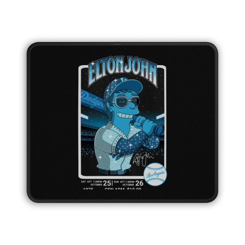 Elton John The Simpsons Farewell Yellow Brick Road Tour La Mouse Pad
