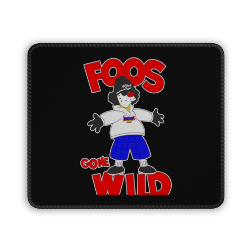 Foos Gone Wild Foodville Clown Mouse Pad
