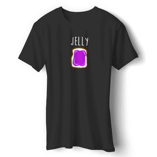 Peanut Butter And Jelly Set Twins Sibling Matching Sibling Funny Matching Pb & J 1 Man's T-Shirt